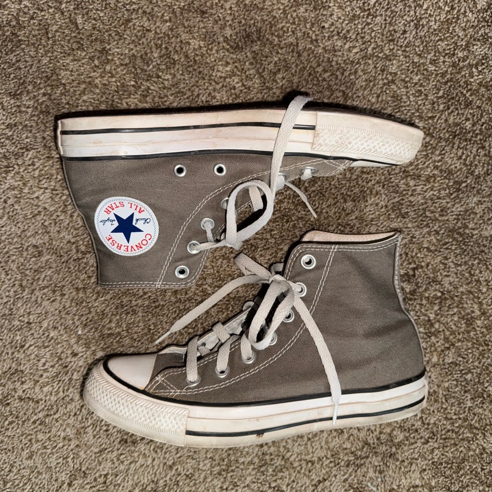 Converse Gray High-Top Sneakers